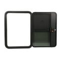 thumbnail image 3 of Tear Drop Trailer Door, Sliding Window Tempered Glass Rubber  Sealing   Aluminum Alloy Sound Insulation  Door  For Replacement, 3 of 8