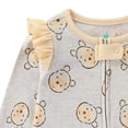 thumbnail image 3 of Disney Winnie the Pooh Long Sleeve Footies Coverall Romper With Headband (Baby Girls), 2 Piece Set, Sizes 3M-9M, 3 of 7