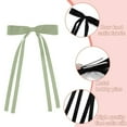 thumbnail image 6 of Women's Tassel Ribbon Bowknot Hair Clip - Polyester, Long Tail, Metal Clip, for Thick/Curly Hair, Parties/Daily Wear, Barrettes, 6 of 6