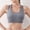 Gray, variant on Sports Bras For Women High Support Shock Absorbing Bra With Padded Large Bust Workout Seamless Bras s
