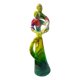 thumbnail image 2 of Figura de pareja abrazada, estatua abstracta de amante, decoración de San Valentín Amarillo verde, 2 of 9
