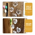 thumbnail image 2 of Shisuyan 100pcs Push Pin Decorative Thumb Tacks Transparent for School Teaching, 2 of 8