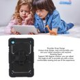 thumbnail image 4 of Tablet Case, Perfect Fit Drop Resistant Built in Kickstand Tablet Protective Case with Shoulder Strap for Tab A7 Lite 8.7 Inch 2021 T220, 4 of 7