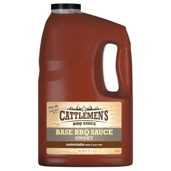 Cattlemen's Gluten Free Smoky Base BBQ Sauce, 1 gal Jug