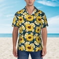 thumbnail image 2 of Sigee Insects Of Flowers for Men’s Casual Beach Summer Shirts Funky Hawaiian Shirt for Men Hawaiian Shirts,X-Large, 2 of 7