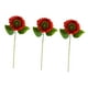 thumbnail image 4 of 3 piezas de ramo de girasoles falsos, flores silvestres falsas, flores amarillas falsas para fiestas, Baby Shower, decoración de primavera, artesanía Rojo, 4 of 9