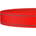 thumbnail image 3 of 1 Inch Blaze Orange Reflective Nylon Dog Leash - 6 Foot, 3 of 4
