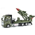 thumbnail image 2 of 1:64 Pull Back Army Toys Military Truck with Missile Launcher, Simulation Military Vehicles Models, 2 of 3