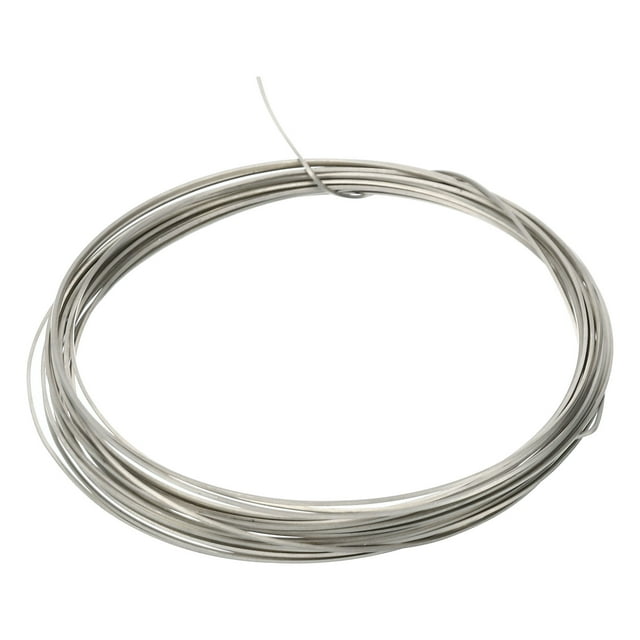 Alambre de Níquel Suave, 23Gauge/0.6x0.6m/m Diámetro 6m/19.68ft Alambre Cuadrado para Manualidades