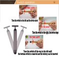 thumbnail image 4 of Masajeador facial SIXIUMIE Beauty Bar dorado en forma de T impermeable, 4 of 6