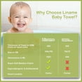 thumbnail image 4 of Liname Bamboo Baby Bath Towel, Ultra Soft Hooded Towel with Ears, Mouse, 4 of 6