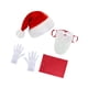 thumbnail image 5 of Accesorios de disfraz Yuyangstore barba de Papá Noel guantes y bufanda, 5 of 8