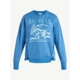 thumbnail image 5 of Time and Tru Women's Big Bear Ski Arch Graphic Sweatshirt with Long Sleeves, Sizes XS-XXXL, 5 of 5