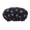 thumbnail image 1 of Zhuge Gorro de seda suave para mujer, gorro de seda con banda extra ancha para cabello natural, gorro de dormir de noche cómodo de satén con estampado elegante (B), 1 of 2