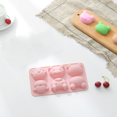 thumbnail image 4 of 6 Cartoon Animal Silicone Cake Mold Pig, Monkey, Frog Handm, 4 of 5