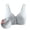 Green, variant on Sports Jelly Bras for Women Thin Front Open Button No Ring V Neck Breathable Sleeping Tank Underwear Strapless Bra