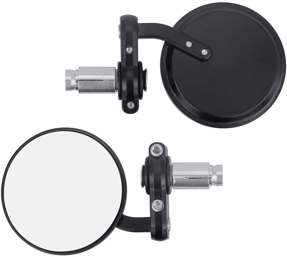 Pieces Motorcycle Bar End Mirrors Round Motorbike Mirrors Universal