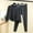 Gray, variant on Goodtrade8 Soft Womens Lounge Sets 2 Piece Casual Crew Neck Long Sleeve Solid Color Straight Leg Pants Womens Pjs