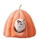 thumbnail image 2 of Cama para gatos de interior, bonita cama cueva estilo calabaza, tienda de campaña con cojín extraíble, suave cojín sintético, cama para perros, casa para perros, 2 of 5