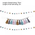 thumbnail image 2 of KARLSITEK Colorful Tassel Banner Decorative Wall Hanging for Home Wedding Birthday Decoration, 2 of 4