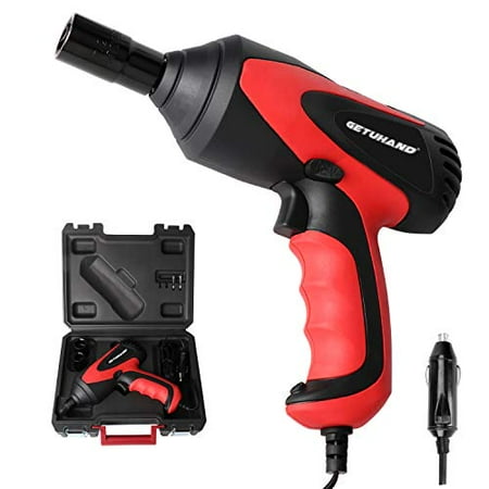 GETUHAND Car Impact Wrench 1 2 Inch 12 Volt Portable Electric Impact Wrench Kit Tire Repair Tools with Sockets and Carry Case Walmart