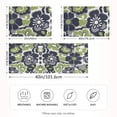 thumbnail image 2 of Yayeee Pillowcase Standard Size Set of 2 Satin Wrinkle Resistant Pillow Case, Retro Floral Pattern, 2 of 8