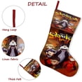 thumbnail image 5 of NEON GENESIS EVANGELION Tema: Calcetines de Navidad, fino lino blanco para colgar en escaleras y chimenea, decoración navideña para el hogar, regalo de Navidad. 45cm × 32cm, 5 of 5