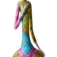 thumbnail image 3 of Estatua de figura de arte de mujer de yoga de resina colocada aleatoriamente accesorios de decoración ecológicos (C) Ehuebsd Libre de BPA, 3 of 6