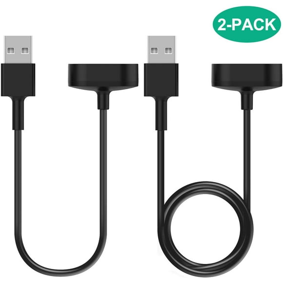 2 Pack Charger Cable for Fitbit Inspire HR and Inspire Smartwatch, Replacement USB Charging Charger Cord for Fitbit