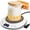 White, variant on Sourdough Starter Warmer Mat, Upgrade Electric Sourdough Starter Warmer, 65-120°F -24H Timer - Fits Jars Up to 40oz, Sourdough Heater Proofing Tool, Perfect for Home Baking (Wood Grain)