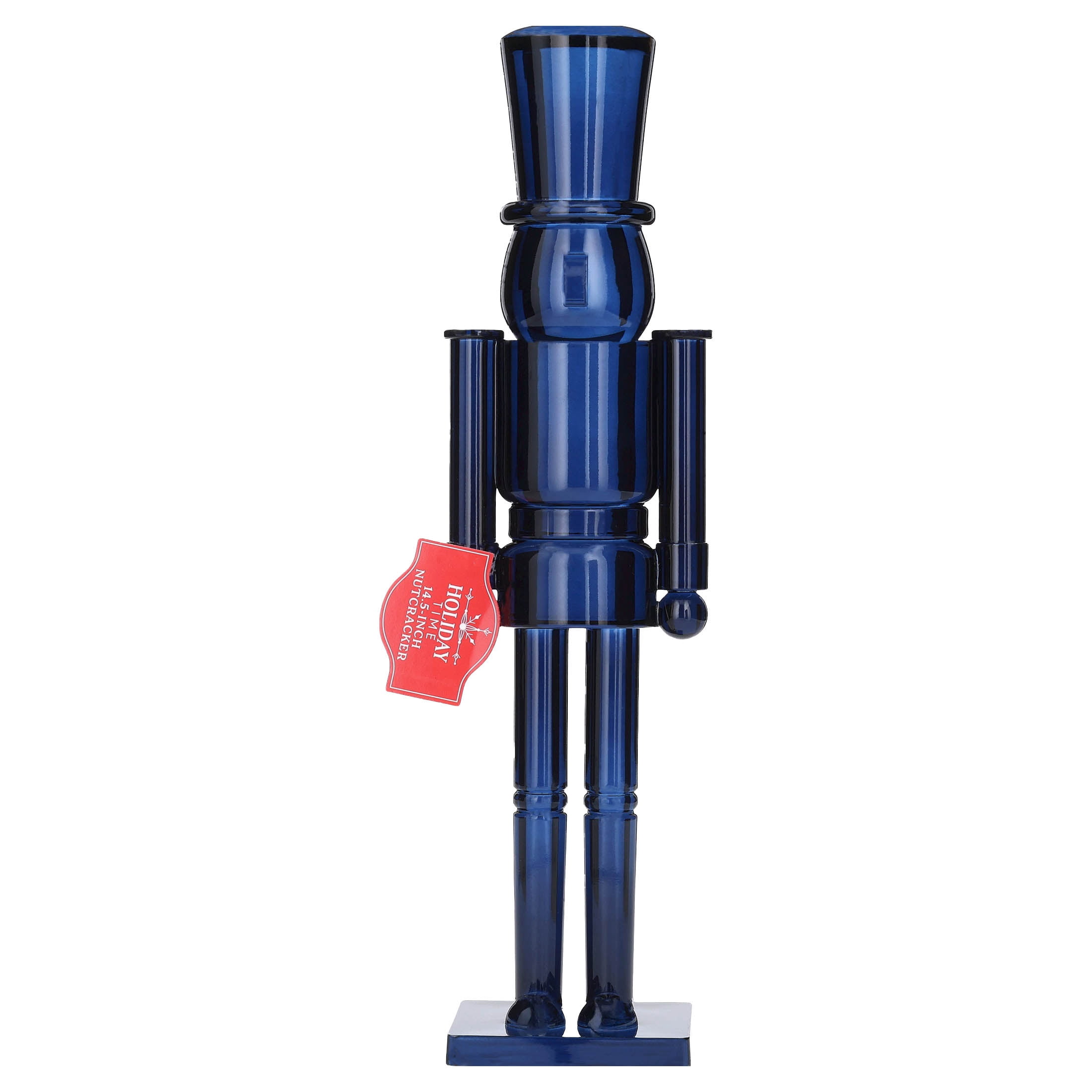 Acrylic Nutcracker Christmas Decoration, Navy Blue, 15", by Holiday Time