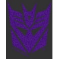 thumbnail image 2 of Men's Transformers Purple Decepticons Logo  Jogger Sweatpants Charcoal Heather 2X Large, 2 of 3
