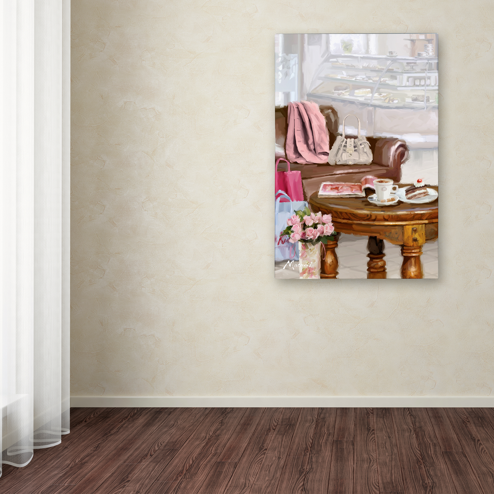The Macneil Studio 'Coffee Shop 2' Canvas Art