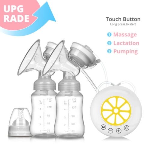 Jinyi Electric Double Breast Pump Portable Comfort Pain Free Strong Suction