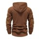 thumbnail image 4 of pstuiky Camisas casuales de manga larga para hombre, Blusa informal holgada de color liso con botones y cordón de moda para hombre, de manga larga, con capucha camisetas de hombre m, 4 of 9