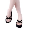 thumbnail image 4 of Wedge Sandals Flops for Women Women's Flip-flops Womans Slippers Wedges Fancy Dressy Miss, 4 of 6