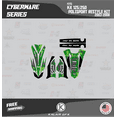 thumbnail image 3 of Kalair GFX Graphics Kit for Kawasaki KX125 Polisport Restyle (2003-2008) Cyberware Series, 3 of 5
