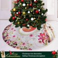 thumbnail image 6 of FMSHPON Valentine's Day Mother's Day Red Heart Love Xmas Christmas Tree Skirt Stand Mat for Holiday Party Decoration Indoor Outdoor 36 inches, 6 of 6