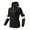 Black, variant on Pisexur Women's Trench Coats Fashion Zip Up Windbreaker Jacket Casual Hooded Workout Jackets for Woman Oversized Windproof Rain Coats Plus Size Rain Jacket S-4XL