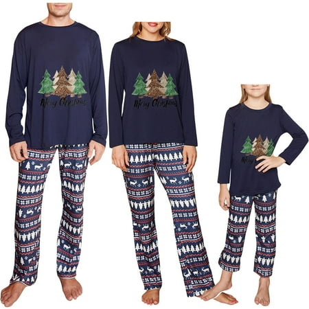 

Christmas Pajamas for Family Clearance Matching Family Christmas Pajamas Matching Family Christmas Pjs Sets Santa Printed Top Long Sleeve Pjs Christmas Pajamas Clearance Cheap