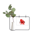 thumbnail image 1 of Winged Animal Dragon Myth East West Metal Picture Frame Cerac Vase Decor, 1 of 3