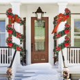 thumbnail image 4 of Christmas Garland Christmas Stairs Decoration Rattan Flowers Rattan Christmas Tree Festival Decorations Door Decoration, 4 of 4