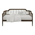 thumbnail image 3 of Castle Place Mid-Century Twin Wooden Spindle Daybed, Walnut, 3 of 9