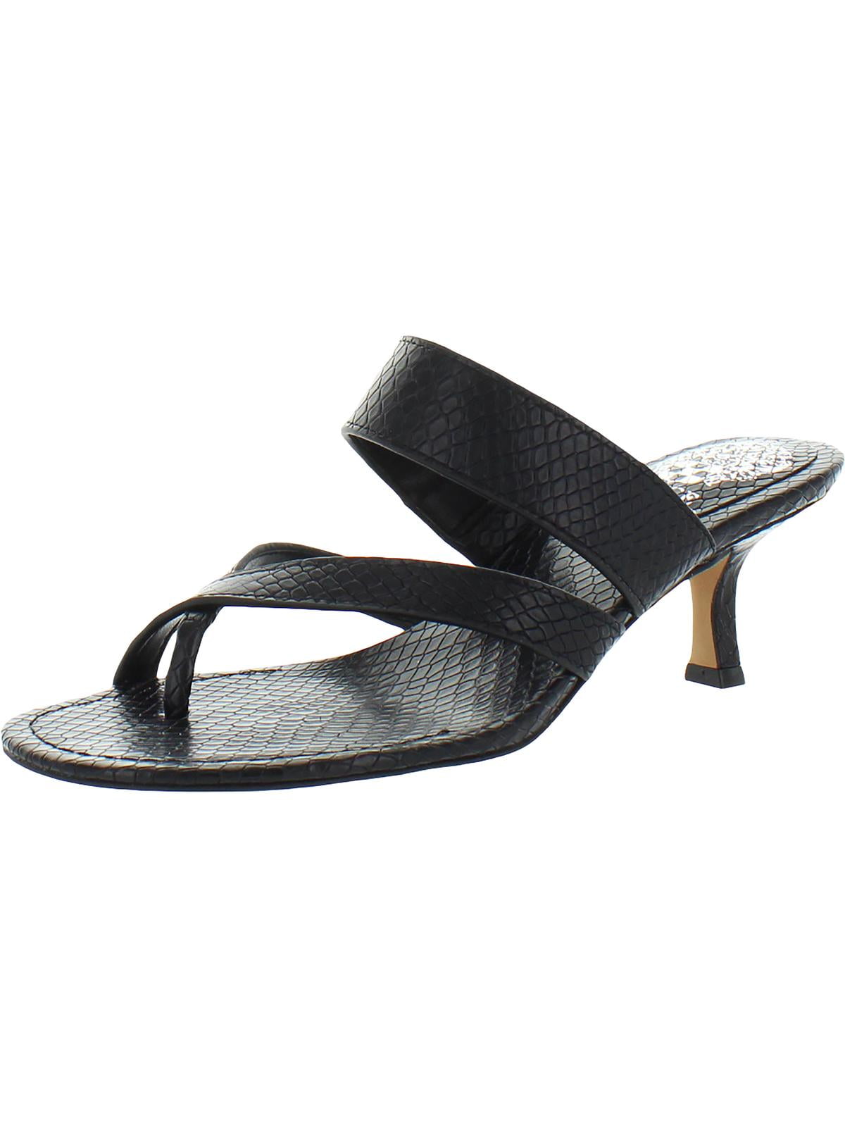 black open toe kitten heels