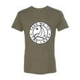 thumbnail image 2 of Wild Bobby, Take Me To The Lake, Men Premium Tri Blend Tee, Military Green, Large, 2 of 4