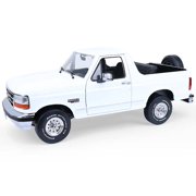 1993 Ford Bronco XLT Oxford White Artisan Collection 1/18 Diecast Model Car by Greenlight