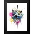 thumbnail image 2 of Roberts, Karin 11x14 Black Modern Framed Museum Art Print Titled - Leopard, 2 of 5