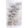thumbnail image 2 of ATENOW 25Pcs 2.36 Inch Christmas Balls Ornaments for Xmas Christmas Tree Decor, Shatterproof Christmas Tree Decorations Hanging Baubles for Holiday Wedding Party, Silver, 2 of 6