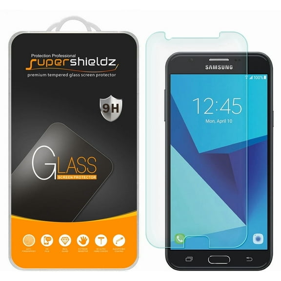 [1-Pack] Supershieldz for Samsung Galaxy J7 (2017) Tempered Glass Screen Protector, Anti-Scratch, Anti-Fingerprint, Bubble Free
