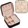 thumbnail image 2 of Coolnut Cute Duck Jewelry Box for Women Girls,PU Leather Travel Jewelry Organizer Portable Jewelry Storage Holder for Earrings Rings Necklaces Bracelets Women Gifts, 2 of 7